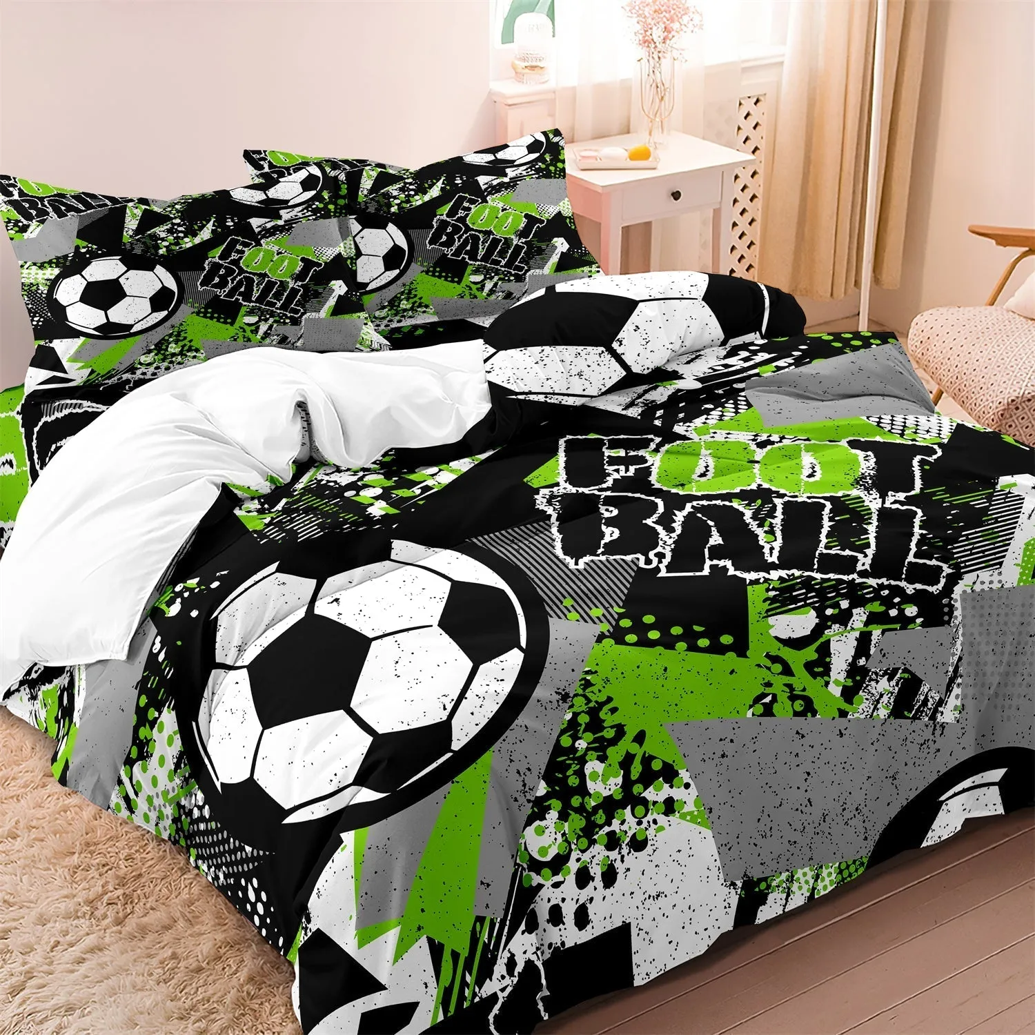 GoalQuest | Ultimate Soccer Dream Duvet Cover Set