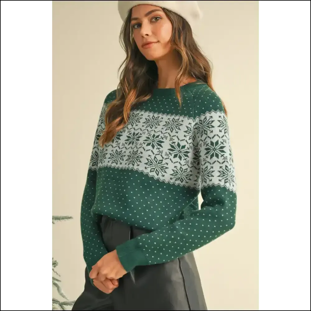 Green Snowflake Dotted Sweater: so Ugly It's  Cute! ?️ Needful Things