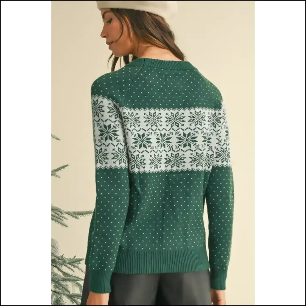 Green Snowflake Dotted Sweater: so Ugly It's  Cute! ?️ Needful Things