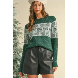 Green Snowflake Dotted Sweater: so Ugly It's  Cute! ?️ Needful Things