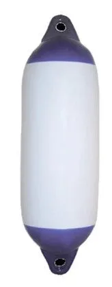 HEAVY DUTY FENDERS - WHITE WITH BLUE ENDS 350x1100