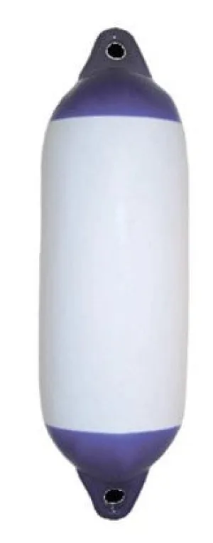 HEAVY DUTY FENDERS - WHITE WITH BLUE ENDS 350x1100