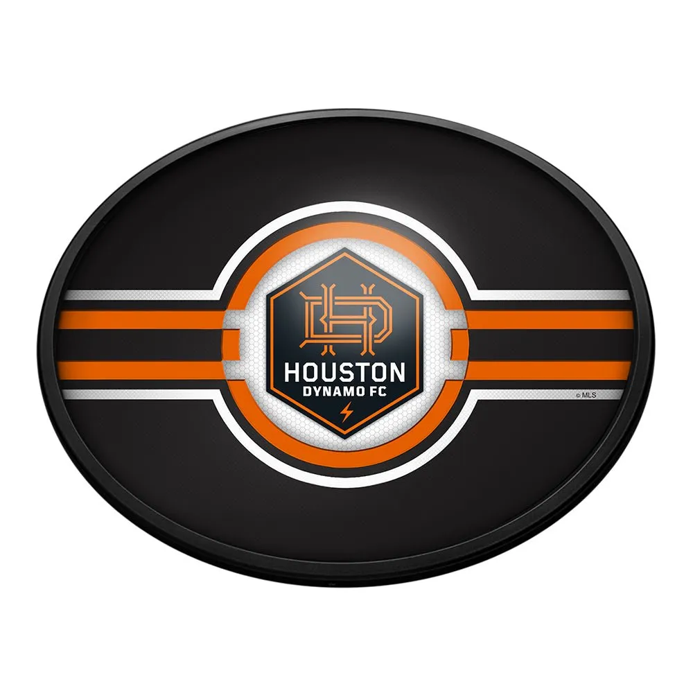 Houston Dynamo: Oval Slimline Lighted Wall Sign