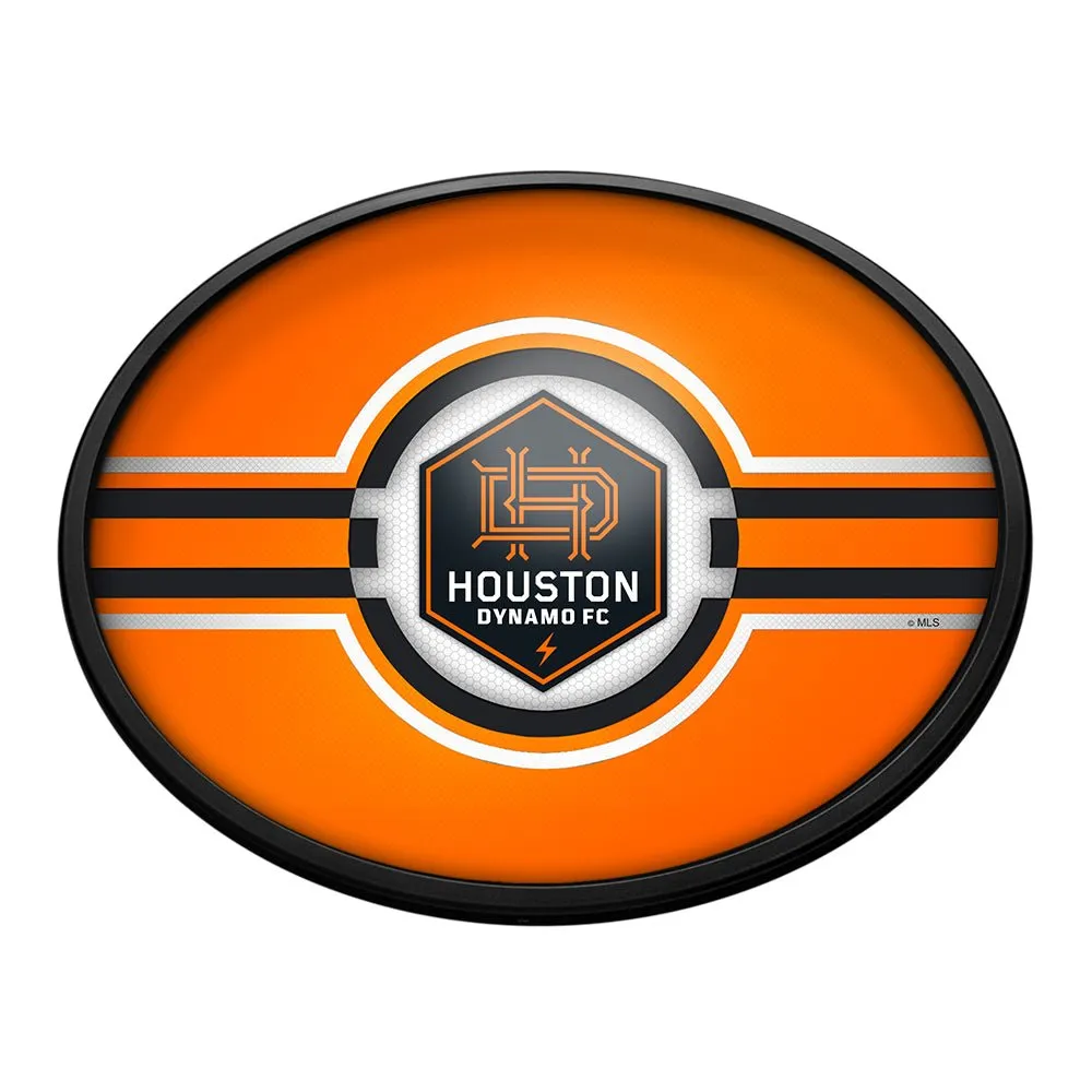 Houston Dynamo: Oval Slimline Lighted Wall Sign