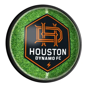 Houston Dynamo: Pitch - Round Slimline Lighted Wall Sign