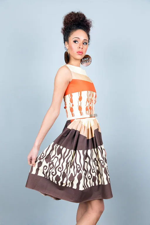 Island Anthurium Print Dress