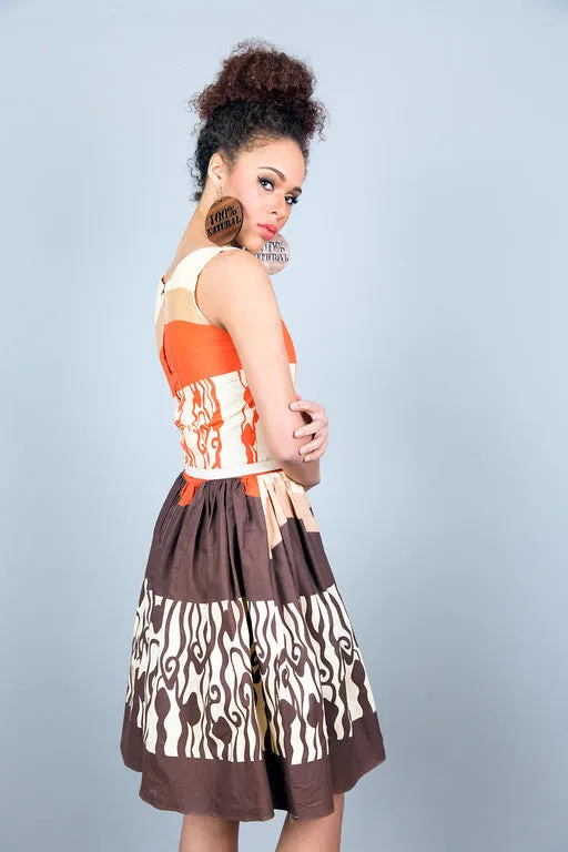 Island Anthurium Print Dress