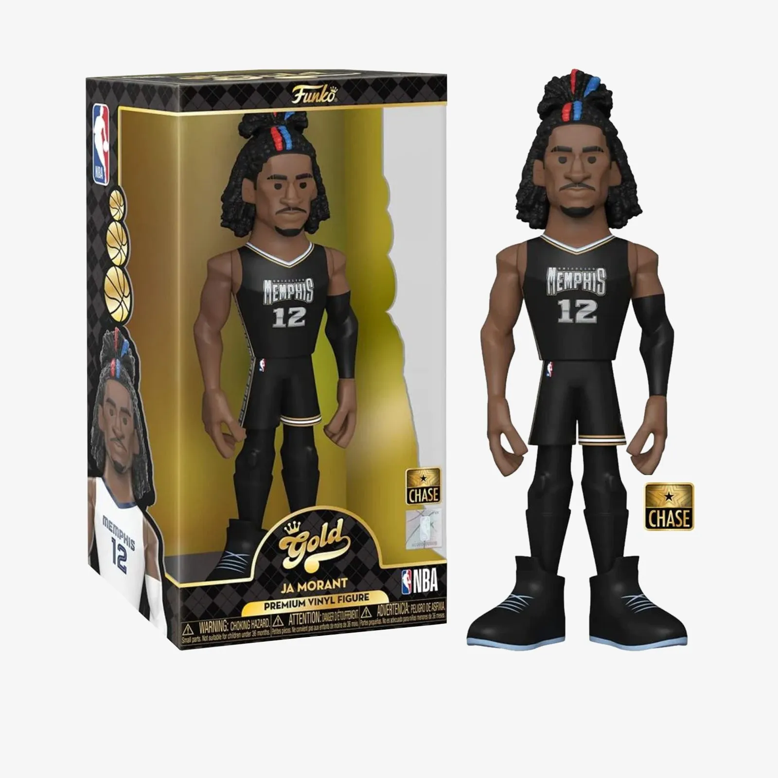 Ja Morant Memphis Grizzlies NBA 12" Vinyl Gold