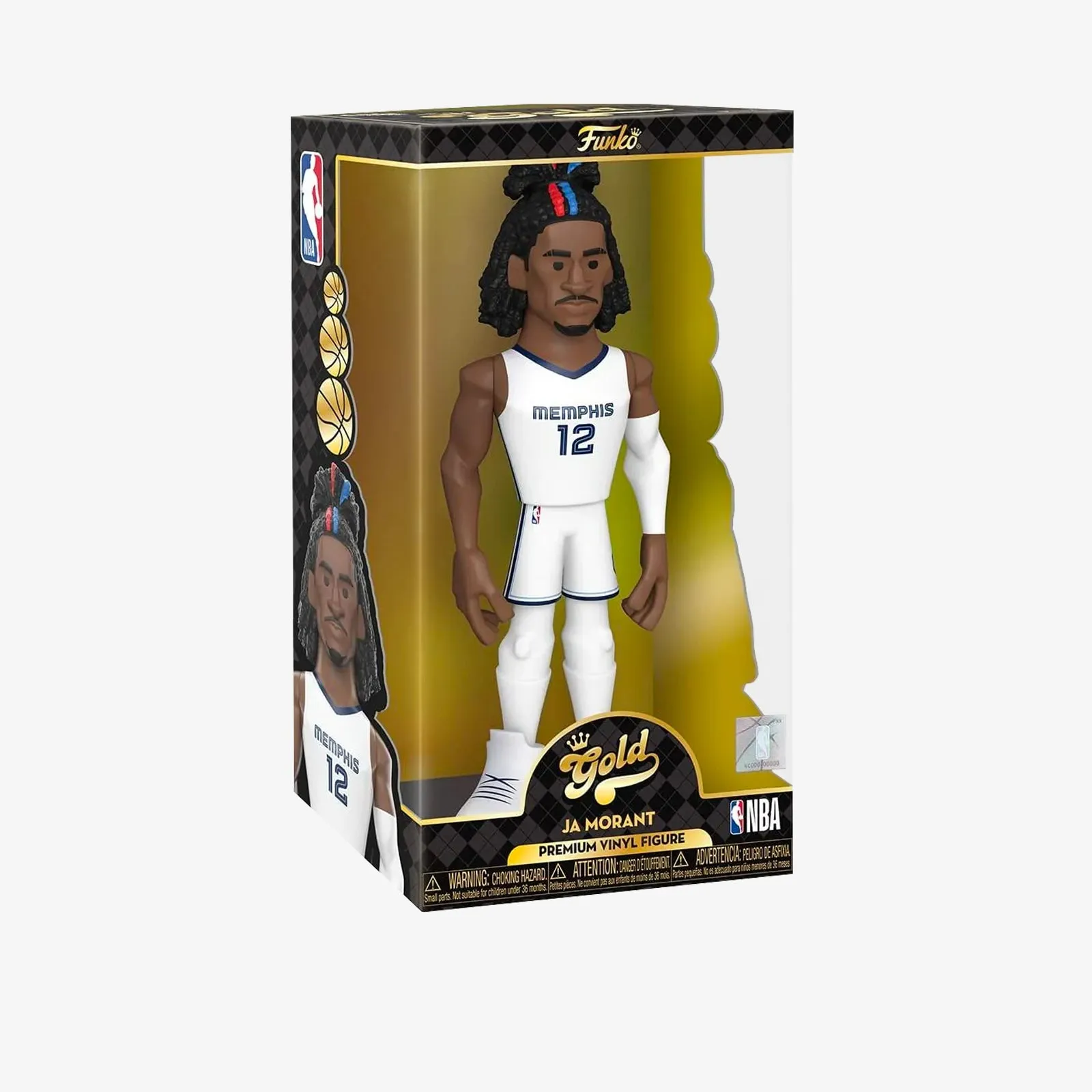 Ja Morant Memphis Grizzlies NBA 12" Vinyl Gold