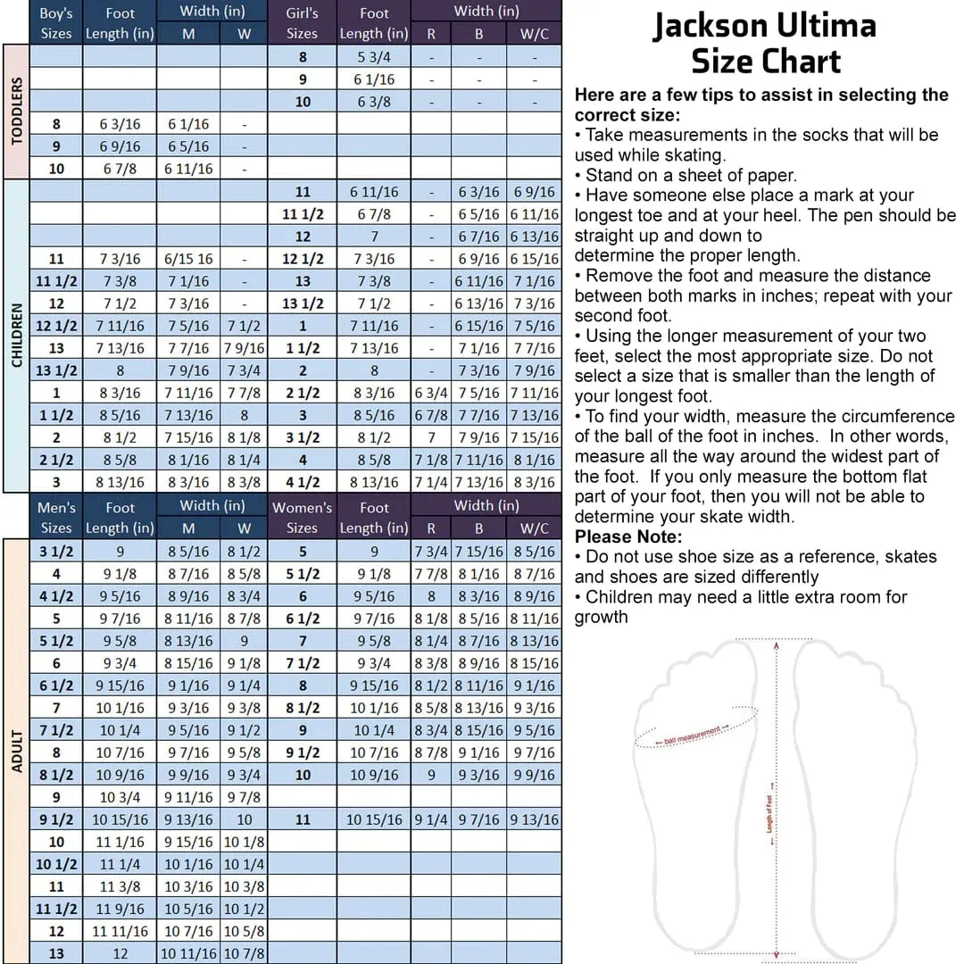 Jackson Women's Supreme Premium DJ5385 Figure Skating Boot