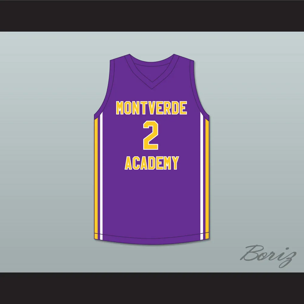 Jalen Duren 2 Montverde Academy Eagles Purple Basketball Jersey 2