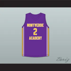 Jalen Duren 2 Montverde Academy Eagles Purple Basketball Jersey 2