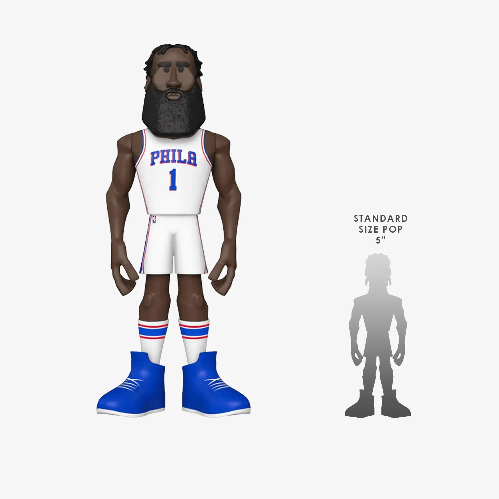 James Harden Philadelphia 76ers NBA 12" Vinyl Gold