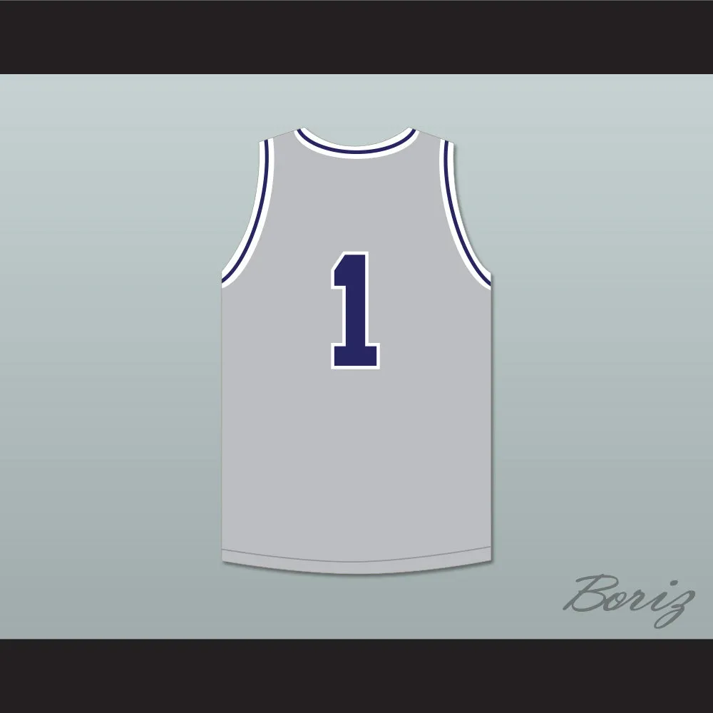 Jeremy Sochan 1 La Lumiere School Lakers Light Gray Basketball Jersey 1