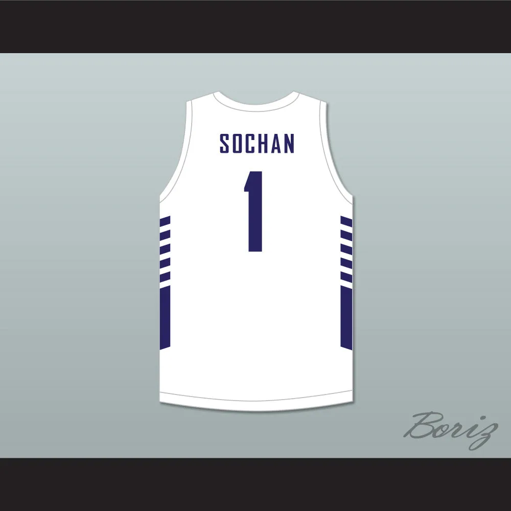 Jeremy Sochan 1 La Lumiere School Lakers White Basketball Jersey 2