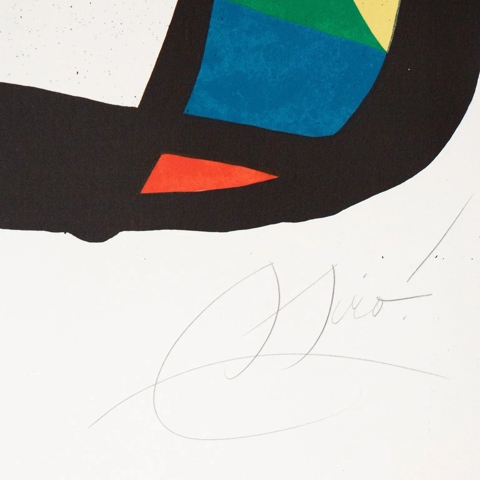 JOAN MIRO "COLPIR SENSE NAFRAR III" LITHO, 1981