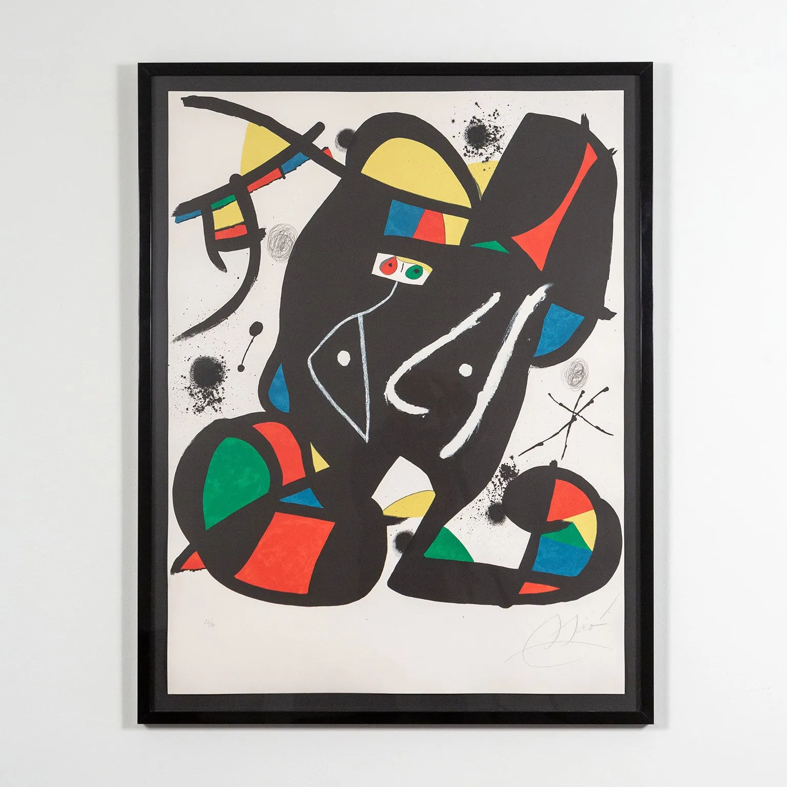 JOAN MIRO "COLPIR SENSE NAFRAR III" LITHO, 1981
