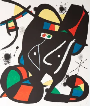 JOAN MIRO "COLPIR SENSE NAFRAR III" LITHO, 1981