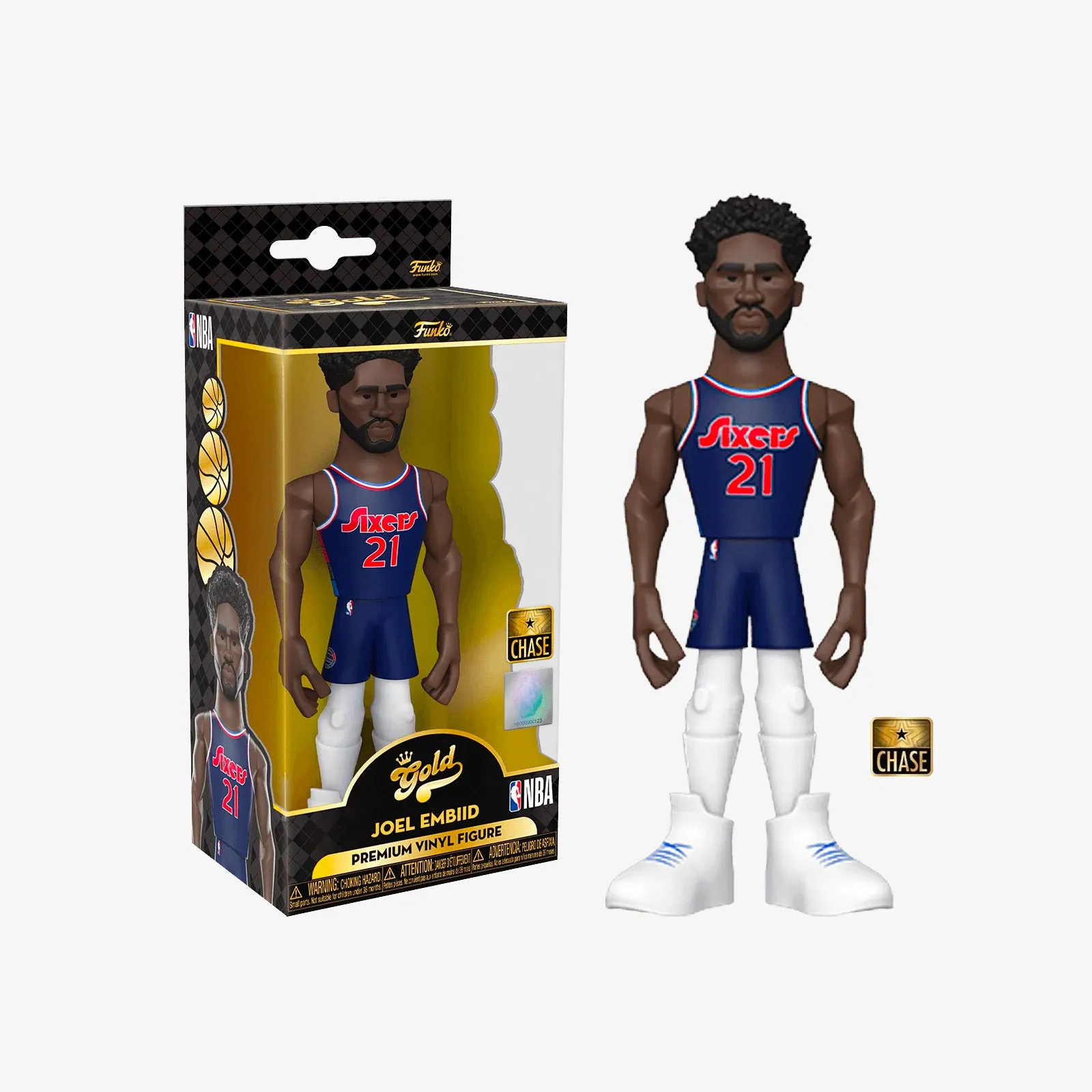 Joel Embiid Philadelphia 76ers City Edition Mixtape 5" Vinyl Gold