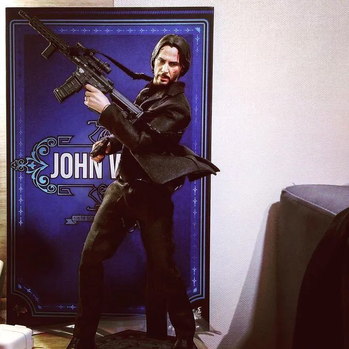John Wick Action Figure Collection Model