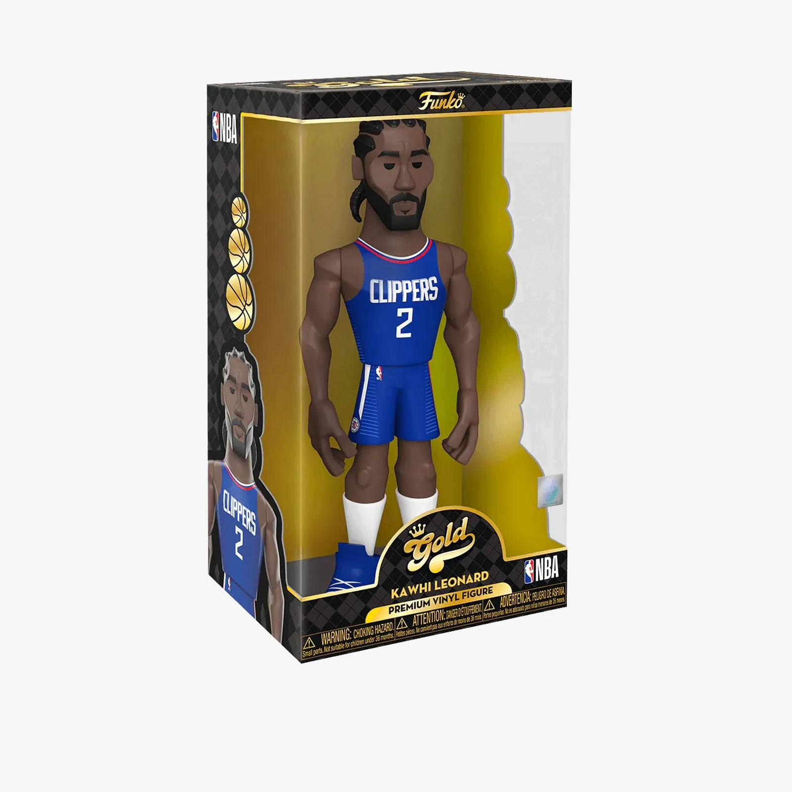 Kawhi Leonard Los Angeles Clippers NBA 12" Vinyl Gold