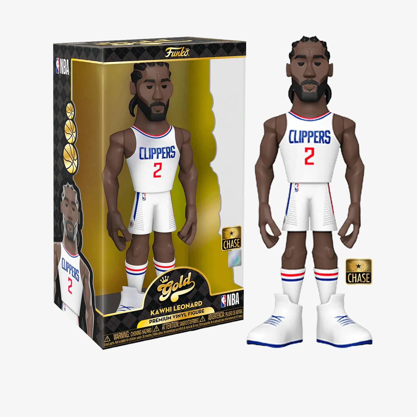 Kawhi Leonard Los Angeles Clippers NBA 12" Vinyl Gold