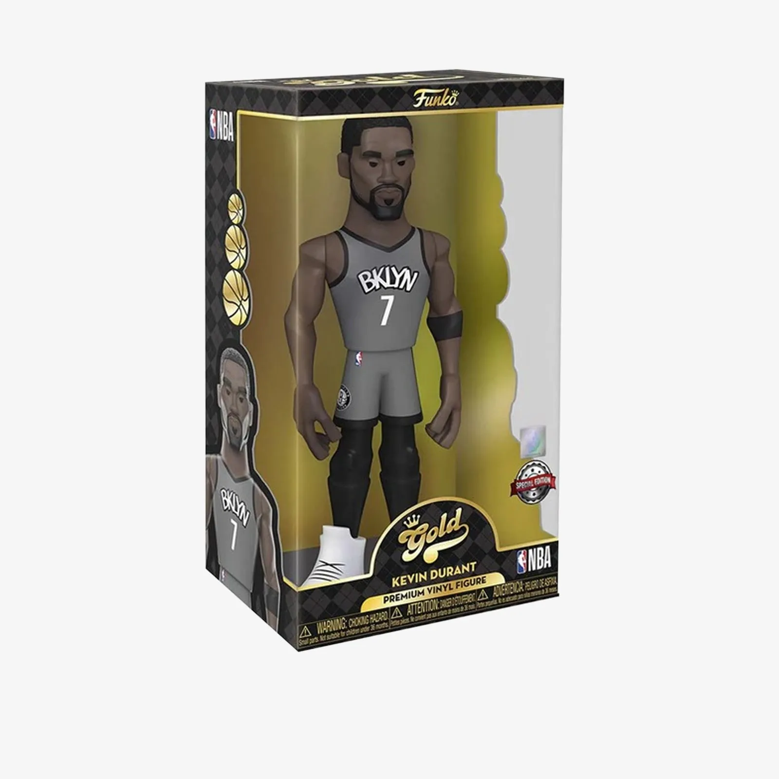 Kevin Durant Brooklyn Nets City Edition Mixtape NBA 12" Vinyl Gold