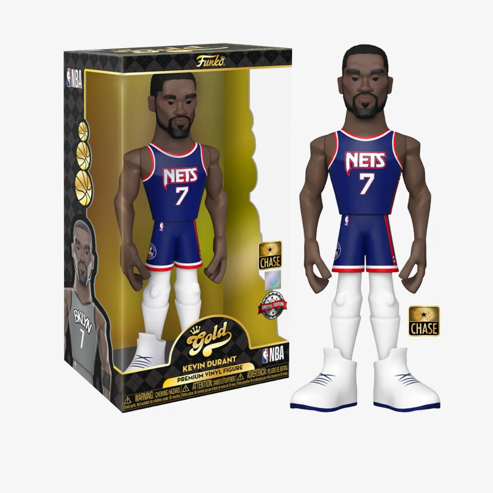 Kevin Durant Brooklyn Nets City Edition Mixtape NBA 12" Vinyl Gold