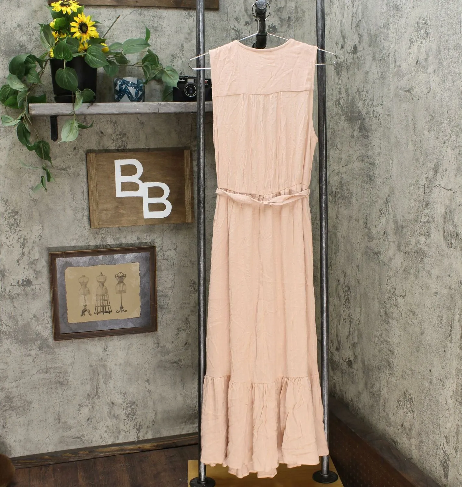 Knox Rose Women's Sleeveless Kimono Maxi Dress