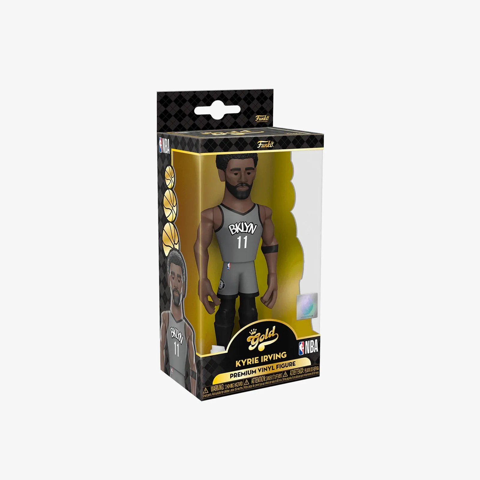 Kyrie Irving Brooklyn Nets City Edition Mixtape NBA 5" Vinyl Gold