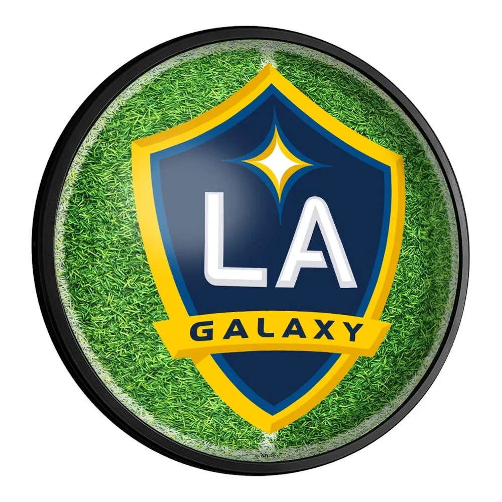 LA Galaxy: Pitch - Round Slimline Lighted Wall Sign