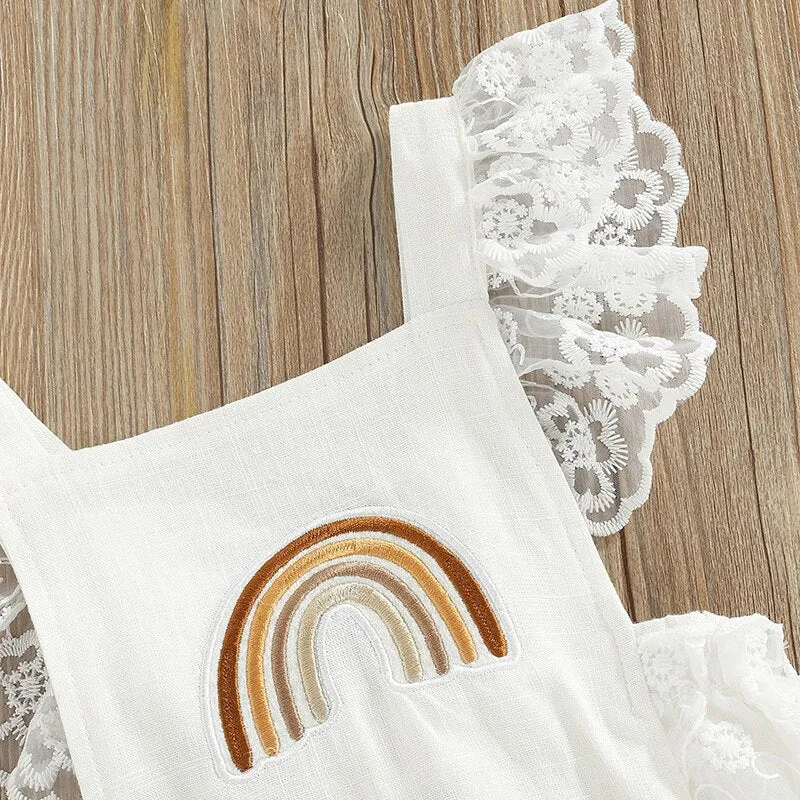Lacey Rainbow Romper