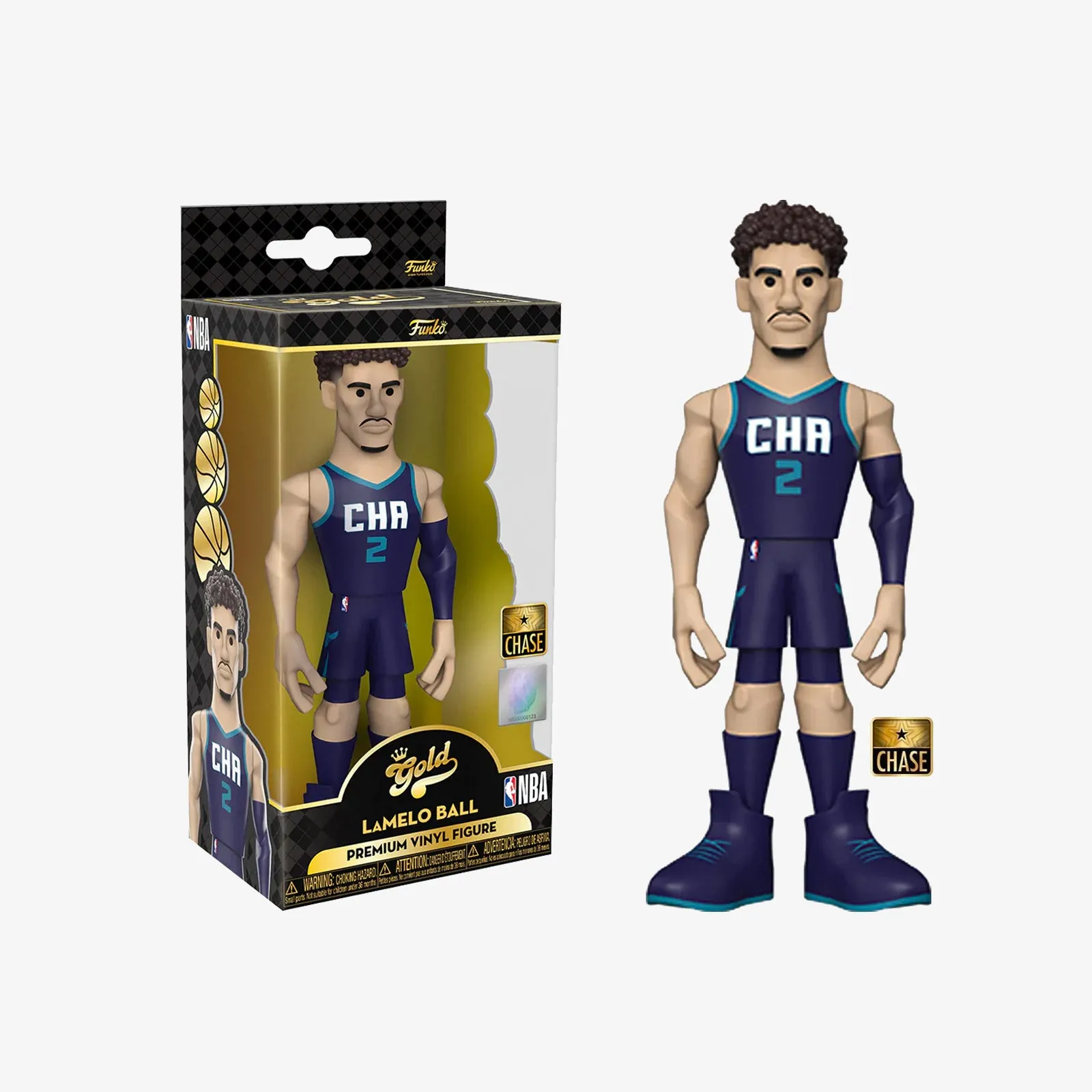 LaMelo Ball Charlotte Hornets City Edition Mixtape 5" Vinyl Gold