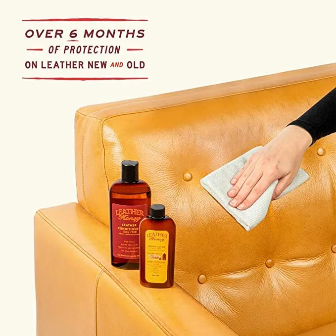 Leather Honey Leather Conditioner, Best Leather Conditioner Since 1968. for Use on Leather Apparel, Furniture, Auto Interiors, Shoes, Bags and Accessories. Non-Toxic and Made in The USA!…