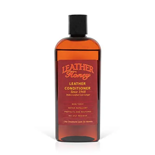 Leather Honey Leather Conditioner, Best Leather Conditioner Since 1968. for Use on Leather Apparel, Furniture, Auto Interiors, Shoes, Bags and Accessories. Non-Toxic and Made in The USA!…