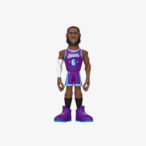LeBron James Los Angeles Lakers City Edition Mixtape NBA 5" Vinyl Gold