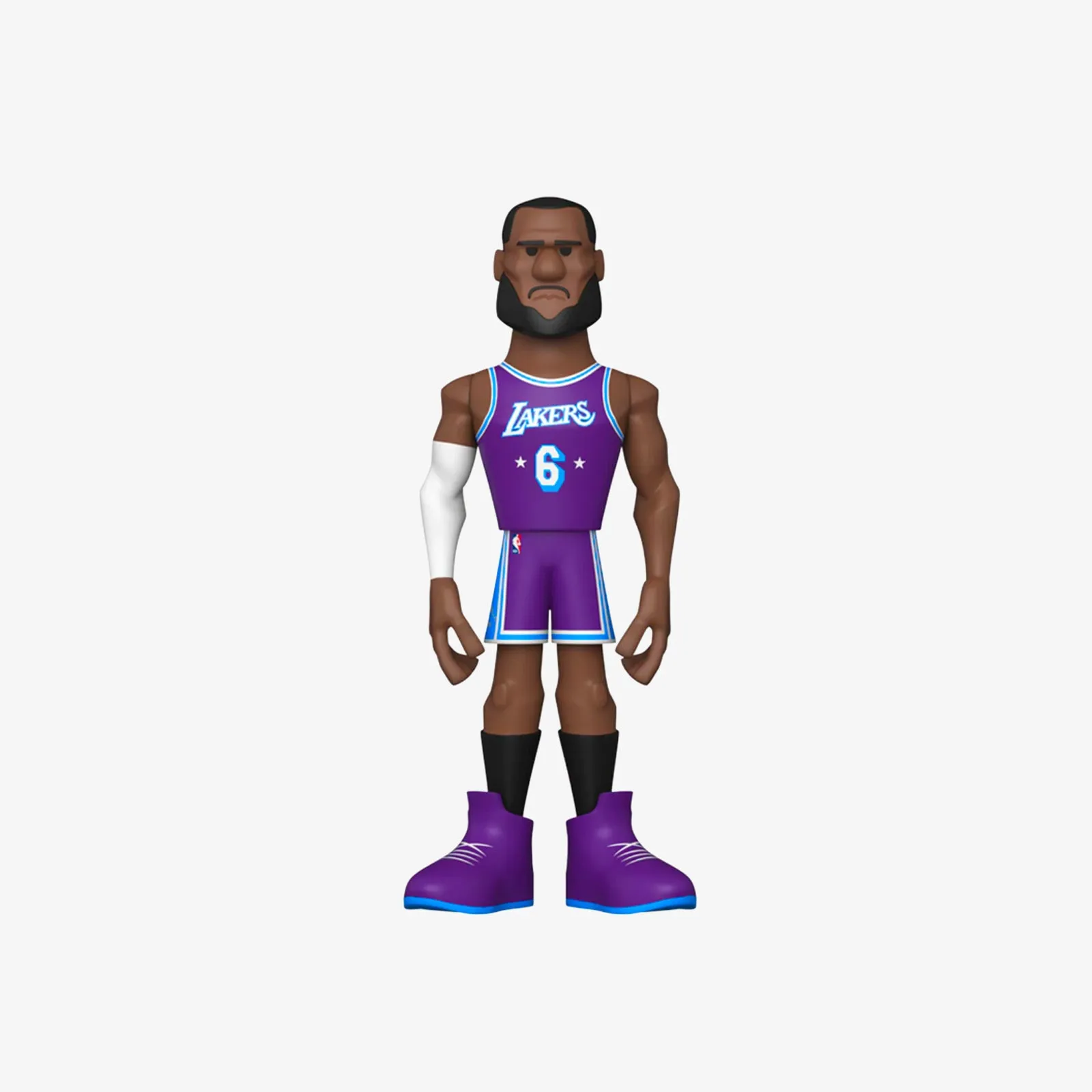 LeBron James Los Angeles Lakers City Edition Mixtape NBA 5" Vinyl Gold