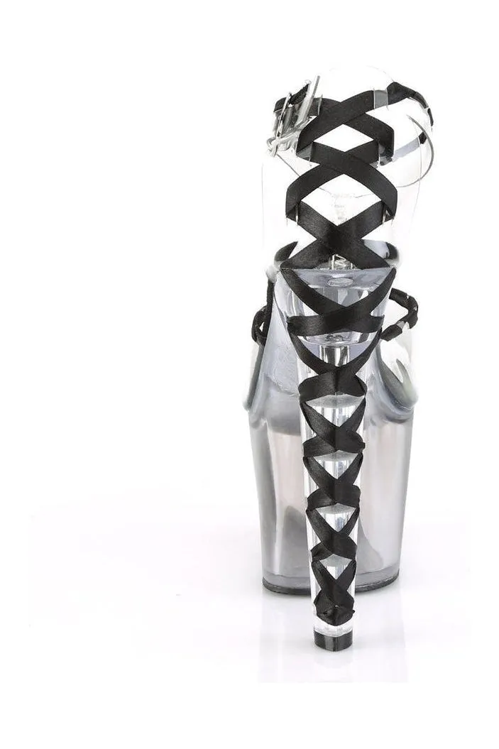 LOVESICK-712T Exotic Sandal | Clear Vinyl