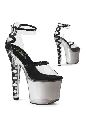 LOVESICK-712T Exotic Sandal | Clear Vinyl