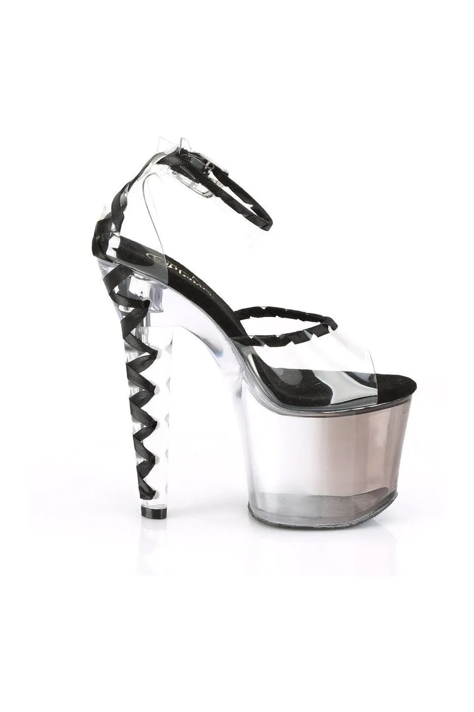 LOVESICK-712T Exotic Sandal | Clear Vinyl