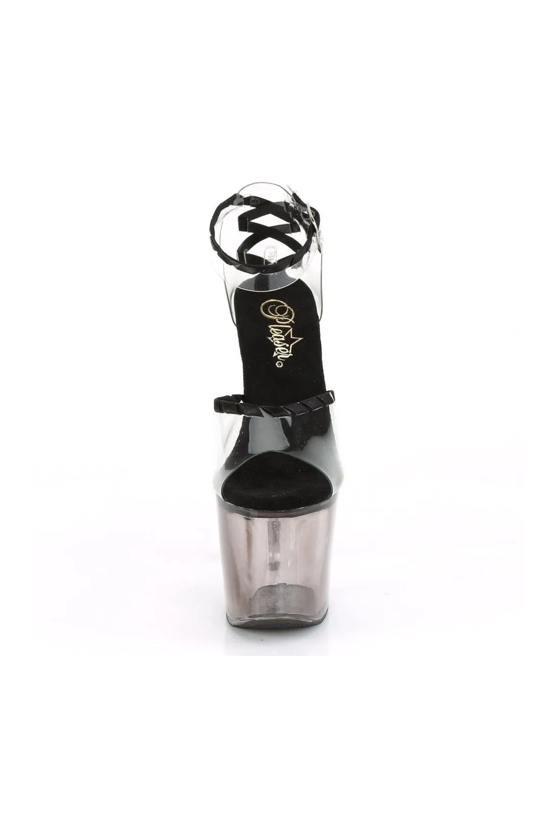 LOVESICK-712T Exotic Sandal | Clear Vinyl
