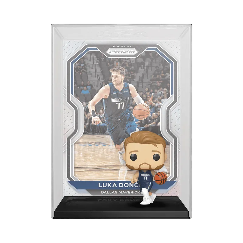 Luka Doncic Dallas Mavericks Funko Pop! Panini Card Figure Display