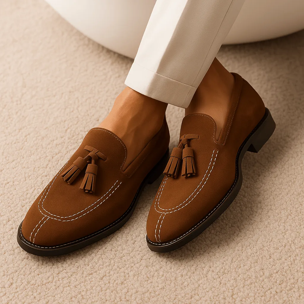 LumiNovi | The Low-Cut Tassel Loafers