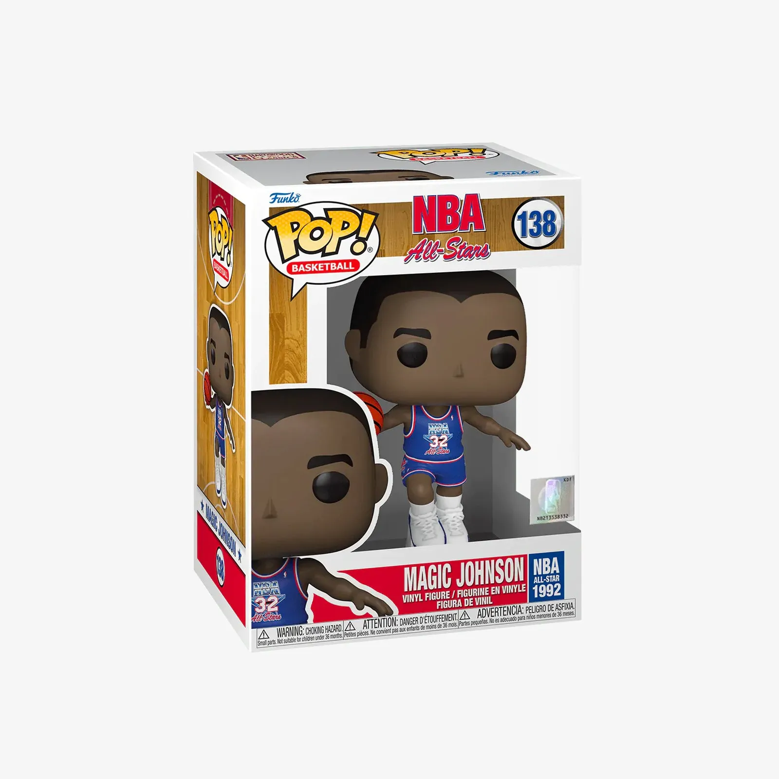 Magic Johnson All Star Uni 92 NBA Legends Pop! Vinyl - Blue
