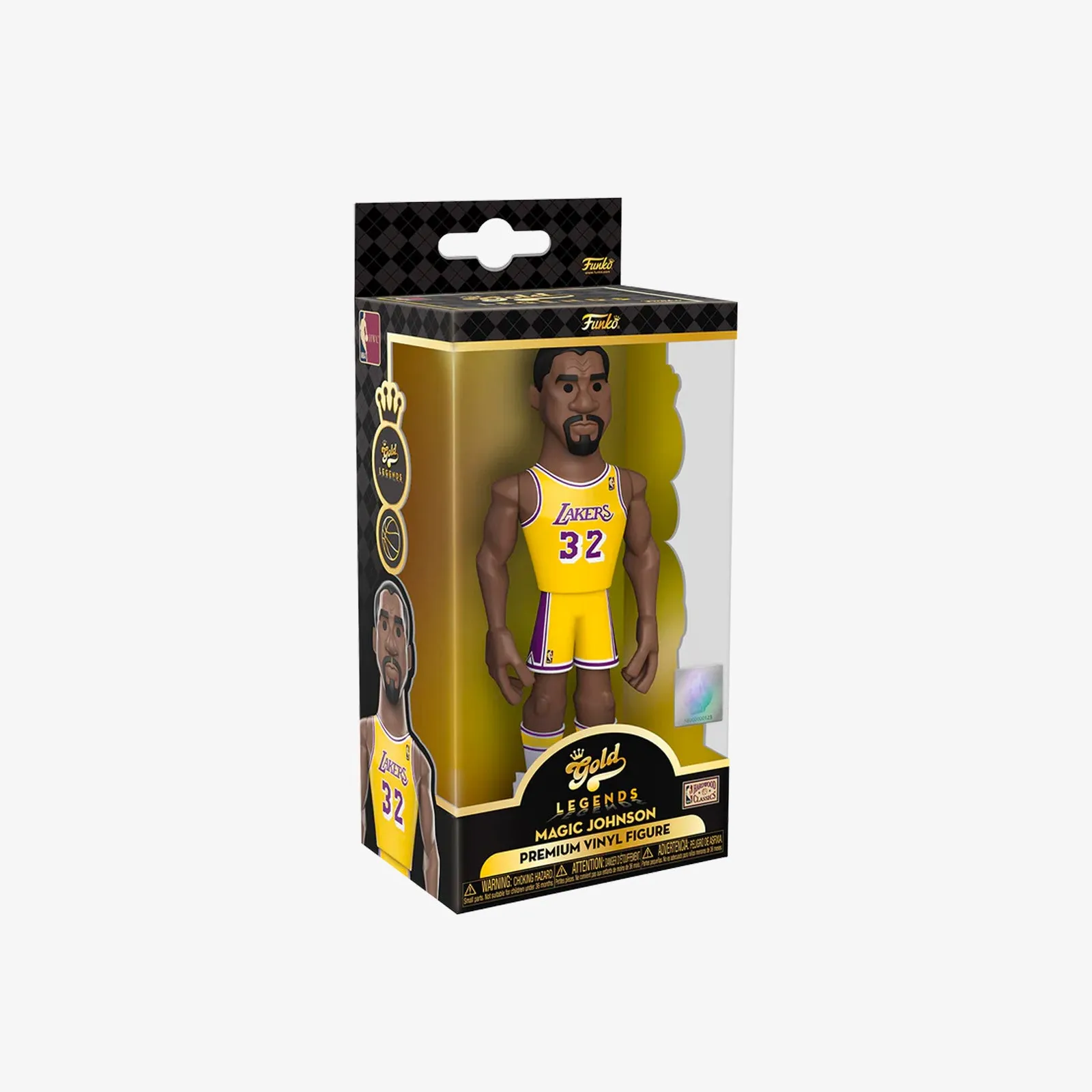 Magic Johnson Los Angeles Lakers NBA Legends 5" Vinyl Gold