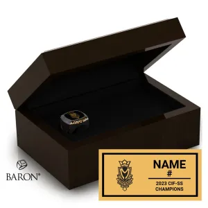 Magnolia High School Girls Soccer 2023 Championship Ring Box