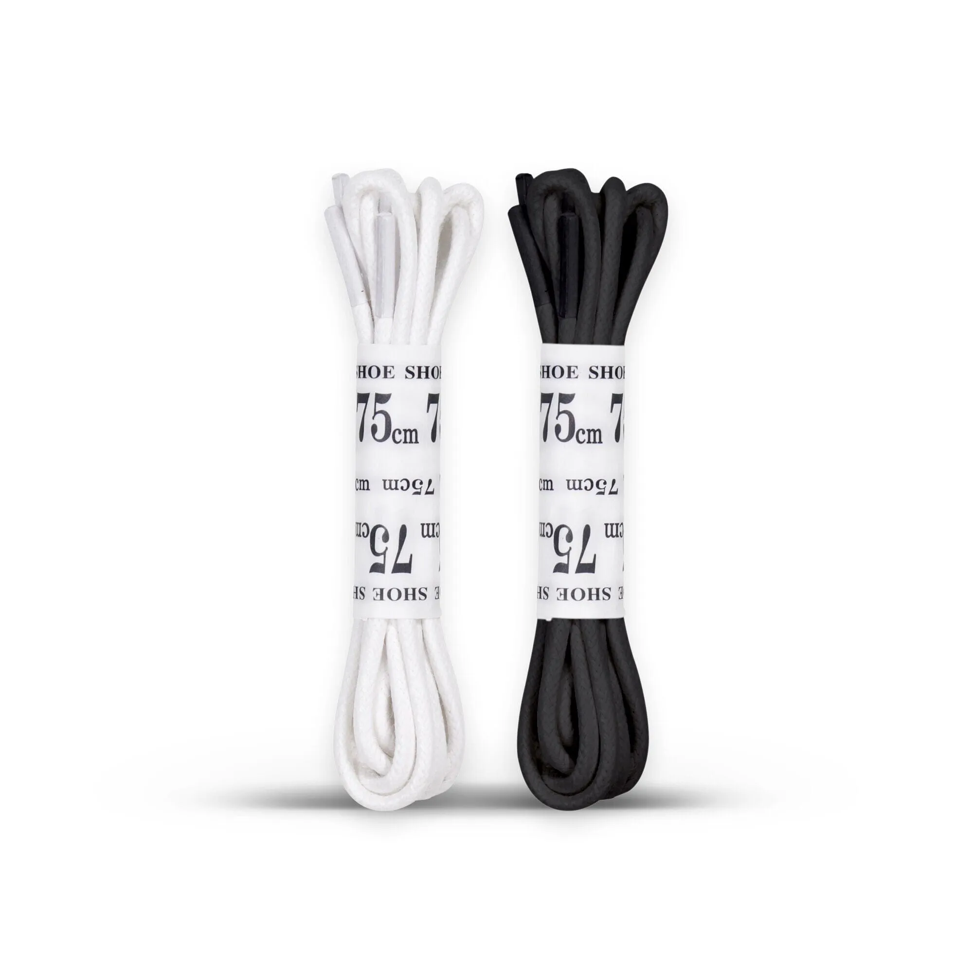 Masters Wax Shoe Laces White