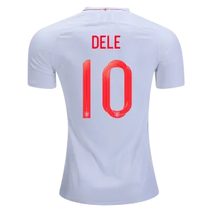 Men #10 Dele Jersey Home England Jersey 2018 FIFA World Cup