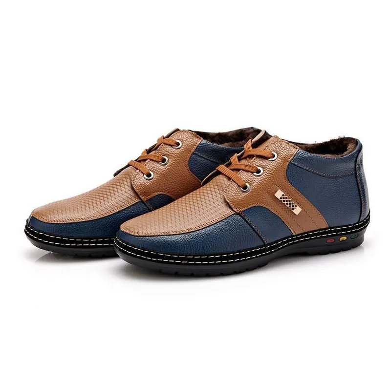 Men's Warm Short Boot Leather Boots!