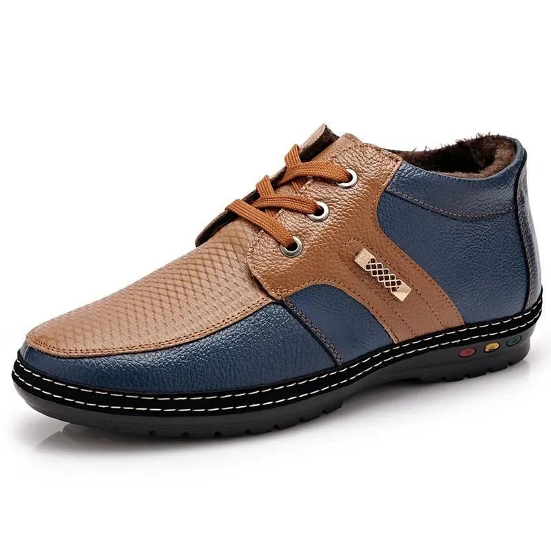 Men's Warm Short Boot Leather Boots!
